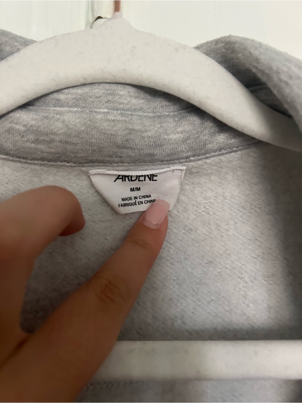 Ardene Light Grey Button-Front Shacket - Picture 3 of 6